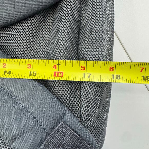 Nike Brasilia MESH Training Gym School Backpack Gray Security Mesh - Picture 7 of 10